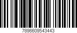 Código de barras (EAN, GTIN, SKU, ISBN): '7896609543443'