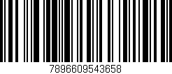 Código de barras (EAN, GTIN, SKU, ISBN): '7896609543658'