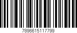 Código de barras (EAN, GTIN, SKU, ISBN): '7896615117799'