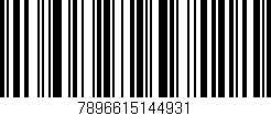 Código de barras (EAN, GTIN, SKU, ISBN): '7896615144931'