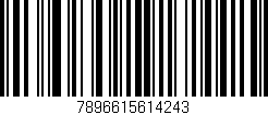 Código de barras (EAN, GTIN, SKU, ISBN): '7896615614243'
