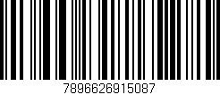 Código de barras (EAN, GTIN, SKU, ISBN): '7896626915087'