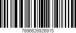 Código de barras (EAN, GTIN, SKU, ISBN): '7896626926915'