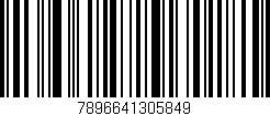 Código de barras (EAN, GTIN, SKU, ISBN): '7896641305849'