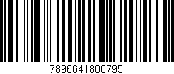 Código de barras (EAN, GTIN, SKU, ISBN): '7896641800795'