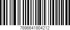 Código de barras (EAN, GTIN, SKU, ISBN): '7896641804212'