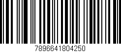 Código de barras (EAN, GTIN, SKU, ISBN): '7896641804250'
