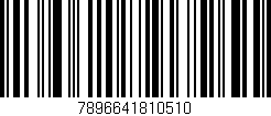 Código de barras (EAN, GTIN, SKU, ISBN): '7896641810510'