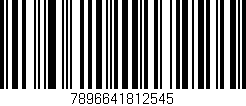 Código de barras (EAN, GTIN, SKU, ISBN): '7896641812545'