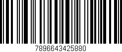 Código de barras (EAN, GTIN, SKU, ISBN): '7896643425880'