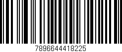 Código de barras (EAN, GTIN, SKU, ISBN): '7896644418225'