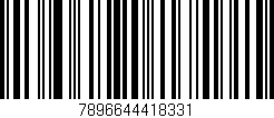 Código de barras (EAN, GTIN, SKU, ISBN): '7896644418331'