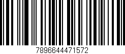 Código de barras (EAN, GTIN, SKU, ISBN): '7896644471572'