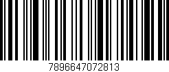 Código de barras (EAN, GTIN, SKU, ISBN): '7896647072813'