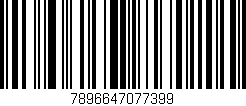 Código de barras (EAN, GTIN, SKU, ISBN): '7896647077399'