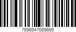 Código de barras (EAN, GTIN, SKU, ISBN): '7896647089668'