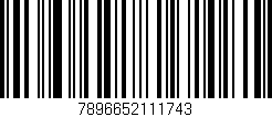 Código de barras (EAN, GTIN, SKU, ISBN): '7896652111743'