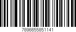 Código de barras (EAN, GTIN, SKU, ISBN): '7896655851141'