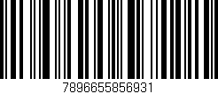 Código de barras (EAN, GTIN, SKU, ISBN): '7896655856931'