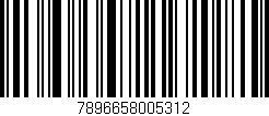 Código de barras (EAN, GTIN, SKU, ISBN): '7896658005312'