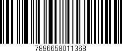 Código de barras (EAN, GTIN, SKU, ISBN): '7896658011368'