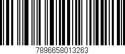 Código de barras (EAN, GTIN, SKU, ISBN): '7896658013263'