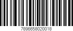 Código de barras (EAN, GTIN, SKU, ISBN): '7896658020018'