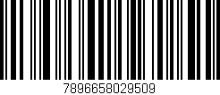 Código de barras (EAN, GTIN, SKU, ISBN): '7896658029509'