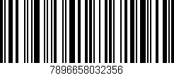 Código de barras (EAN, GTIN, SKU, ISBN): '7896658032356'