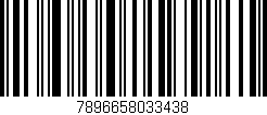 Código de barras (EAN, GTIN, SKU, ISBN): '7896658033438'