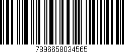 Código de barras (EAN, GTIN, SKU, ISBN): '7896658034565'