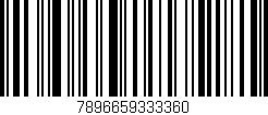 Código de barras (EAN, GTIN, SKU, ISBN): '7896659333360'