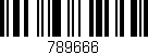 Código de barras (EAN, GTIN, SKU, ISBN): '789666'