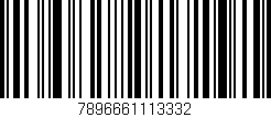 Código de barras (EAN, GTIN, SKU, ISBN): '7896661113332'