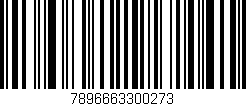 Código de barras (EAN, GTIN, SKU, ISBN): '7896663300273'