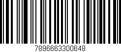 Código de barras (EAN, GTIN, SKU, ISBN): '7896663300648'