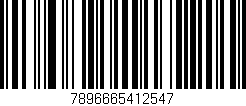 Código de barras (EAN, GTIN, SKU, ISBN): '7896665412547'