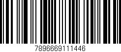 Código de barras (EAN, GTIN, SKU, ISBN): '7896669111446'