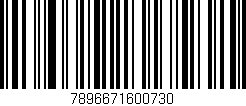 Código de barras (EAN, GTIN, SKU, ISBN): '7896671600730'