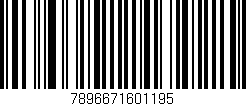 Código de barras (EAN, GTIN, SKU, ISBN): '7896671601195'