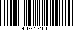 Código de barras (EAN, GTIN, SKU, ISBN): '7896671610029'