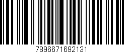 Código de barras (EAN, GTIN, SKU, ISBN): '7896671692131'