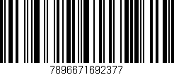Código de barras (EAN, GTIN, SKU, ISBN): '7896671692377'