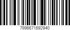 Código de barras (EAN, GTIN, SKU, ISBN): '7896671692940'