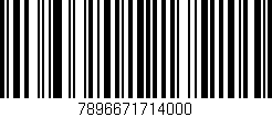 Código de barras (EAN, GTIN, SKU, ISBN): '7896671714000'