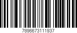 Código de barras (EAN, GTIN, SKU, ISBN): '7896673111937'