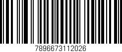 Código de barras (EAN, GTIN, SKU, ISBN): '7896673112026'