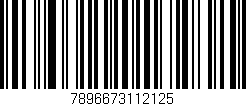 Código de barras (EAN, GTIN, SKU, ISBN): '7896673112125'