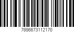Código de barras (EAN, GTIN, SKU, ISBN): '7896673112170'