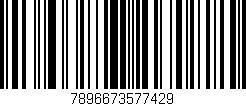Código de barras (EAN, GTIN, SKU, ISBN): '7896673577429'